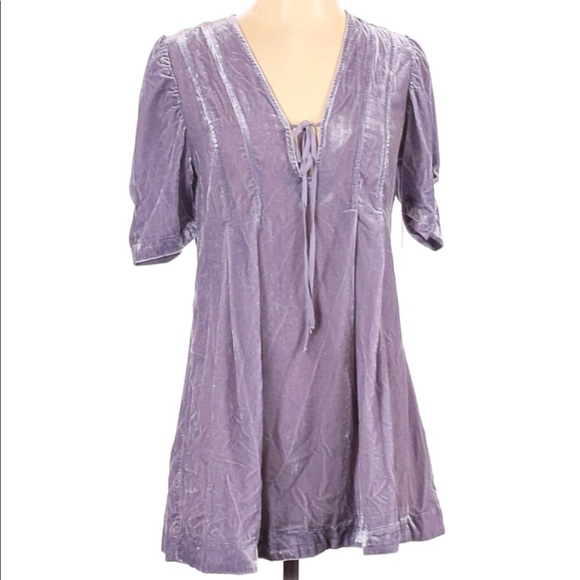 Free People Adelle Velvet Tunic Dress - Picture 4 of 5